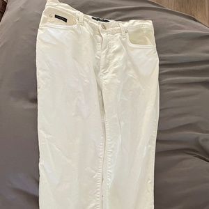VALENTINO white stretch jeans - size 31